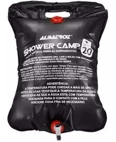 Bolsa Shower Chuveiro Camping Albatroz Água Quente 20 Litros