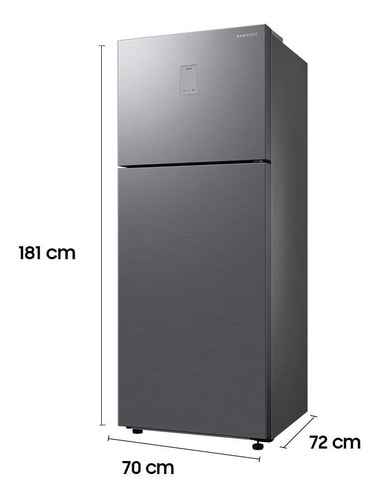 Geladeira Evolution Duplex Rt48 Inverter 480l Inox Look
