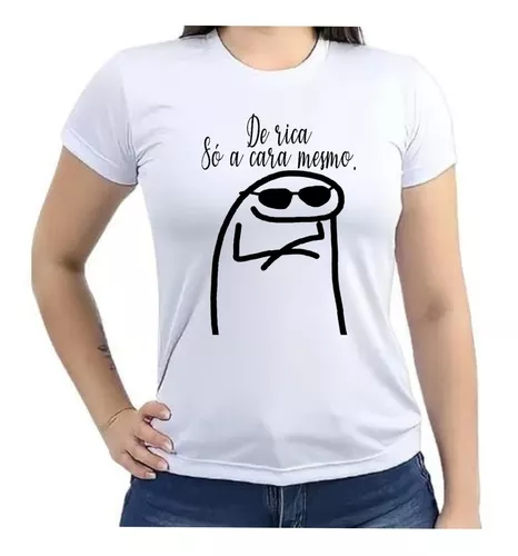 Camisa Camiseta Florks Meme A Boca Foi Feita Pra Comer