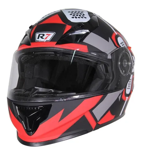 Casco Abatible R7 Racing Expert Roj roj bco mate