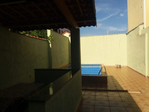 Ótima Casa Para Venda Na Vila Tiberio, 3 Dormitorios, Varanda Gourmet E Piscina Em 282 M2 De Area Total - Ca01405 - 68198464