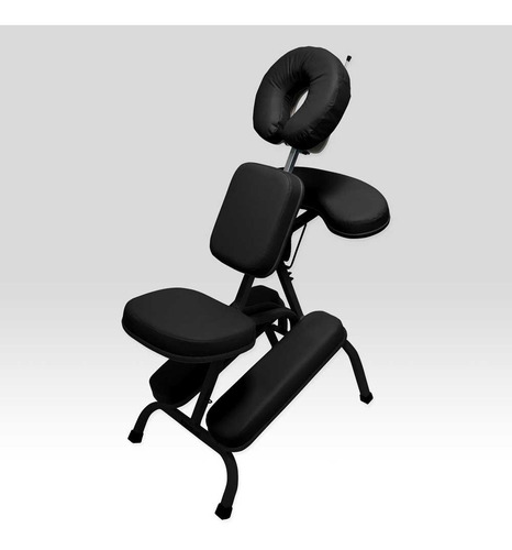 Imagem 3 de 4 de Cadeira Quick Massage Shiatsu Black Dobrável Legno, Algodão