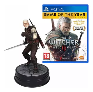 The Witcher 3 Wild Hunt Goty Ps4 Kit + Geralt Ver.2
