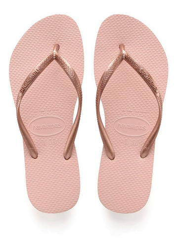 Ojotas Havaianas Slim Mujer Originales Rosa Ballet
