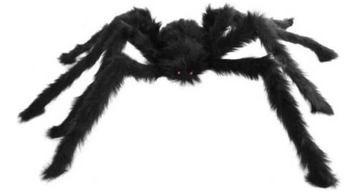 Aranha Pelúcia Gigante 30 Cm Brinquedo Halloween Terror