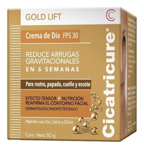 Cicatricure Crema De Día Gold Lift Fps 30 50 G