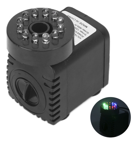Bomba De Fuente Sumergible Con Luz Led Luz De Bomba De Agua