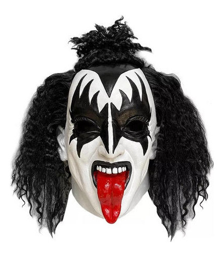 Máscara Cosplay Gene Simmons  Kiss Bandas De Rock