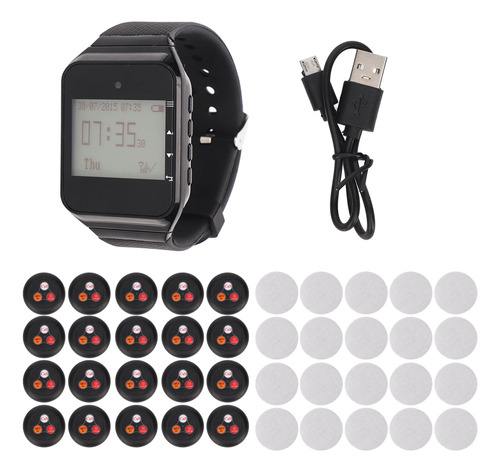 Reloj Inalámbrico Caregiver Pager Con 20 Botones De Llamada