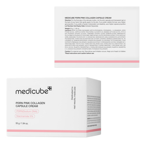 Hidratante Medicube Salmon Dna Pdrn Creme De Colágeno Rosa 6