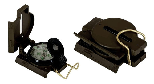 Brujula Lensatic Compass - Estilo Militar Metal Camping 