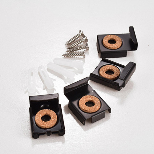 2 Clips De Montaje De Espejo Con Accesorios, Kit De Clips De