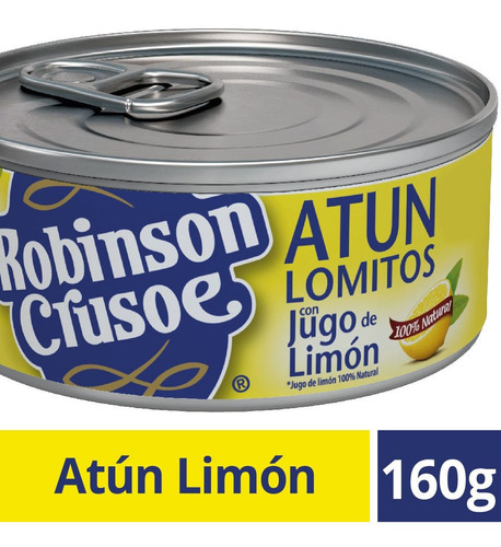 Atún Lomito Robinson Crusoe Limón 160 G