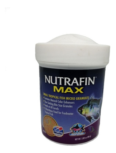 Alimento Para Peces Tropicales Nutrafinmax Microgránulos 80g