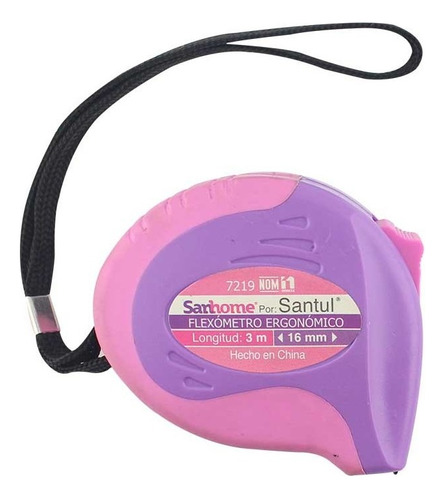 Flexómetro Ergonómico Santul Longitud 3m Color Rosa