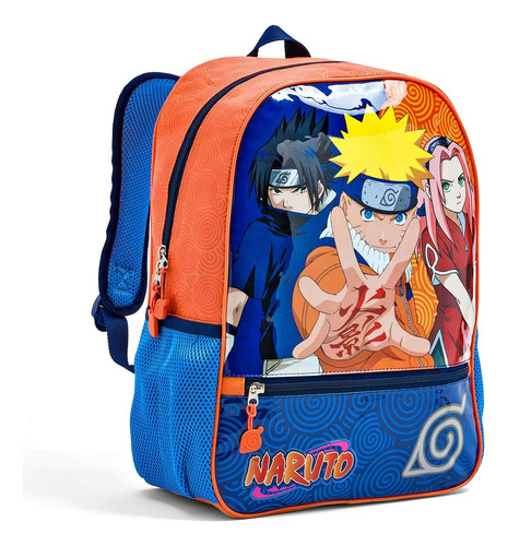 Mochila Escolar Yadatex Naruto Equipo 7 Naruto Sasuke Sakura 18l