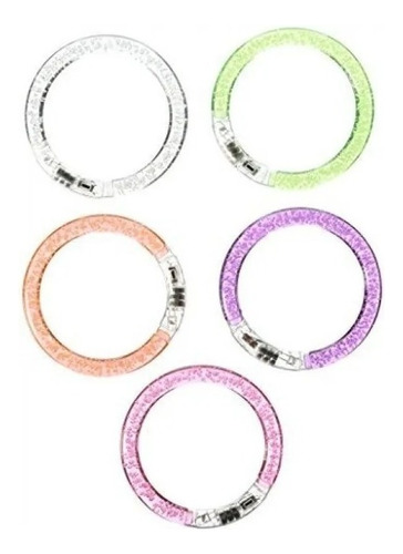 Pulsera Led Luminosa Acrilica Cambia Color X 25 Cotillon F