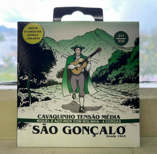 Imagem 3 de 5 de Encordoamento De Cavaquinho São Gonçalo.