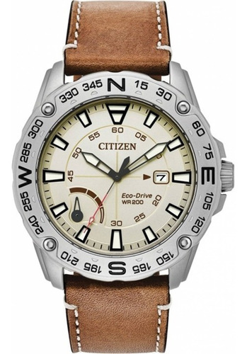 Citizen Eco Drive Power Reserve Aw7040-02a Color del fondo Blanco 60967