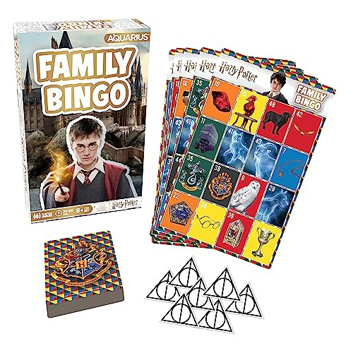 Aquarius Harry Potter Familia Bingo Juego - Divertido Kw7kk