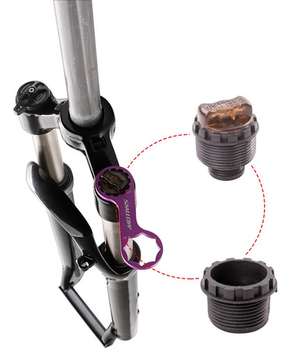Herramienta De Reparación De Base De 25,4 Mm + Llave