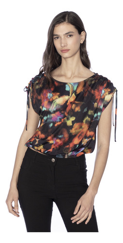 Musculosa Estampada C/tiras En Hombros Haide Mujer Asterisco