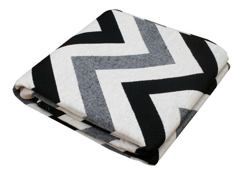 Tapete Sala Zig Zag Degradê 1,32m X 2,00m Antiderrapante