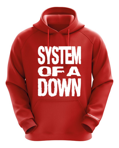 Polerón Rojo System Of A Down Diseño 1