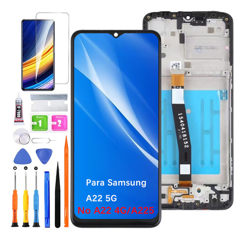 Pantalla Para Samsung A22 5g A226b A226l Con Marco Lcd