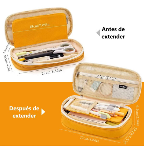 Bolsa Almacenamiento Para Estuches Lápices De Gran Capacidad