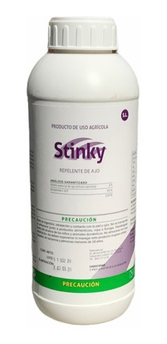 Stinky, Insecticida Repelente Organico Extracto De Ajo 1 Lt