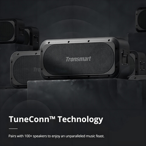 Parlante Tronsmart Force SE portátil con bluetooth waterproof negro 220V