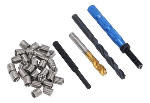 Kit De Insertos De Reparación De Roscas Métricas De Acero In