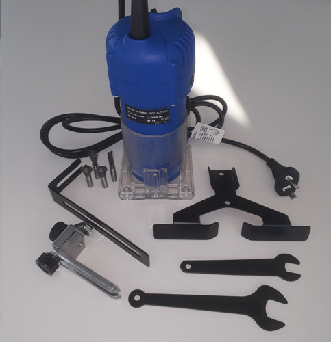 Fresadora Rebajadora Kld 550w 30000rpm 4 Fresas 1/4 Y Maleta