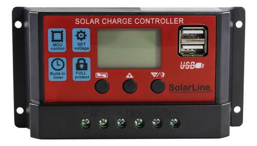 Cargador Solar Para Baterías 12v Kit Panel 10wp + Regulador