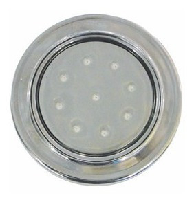 Imagem 2 de 2 de Refletor Steel Super Led 9 Inox Rgb Com Rosca 1/2