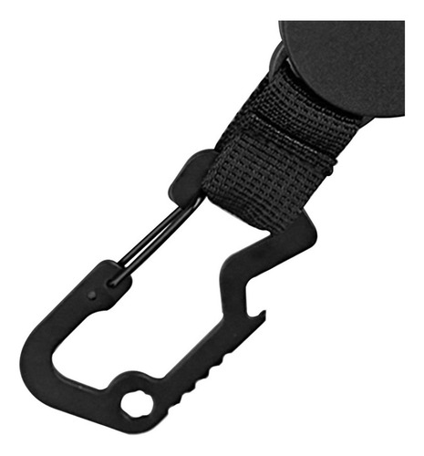 Chaveiro Retrátil Durável Resistente Mosquetão Resistente