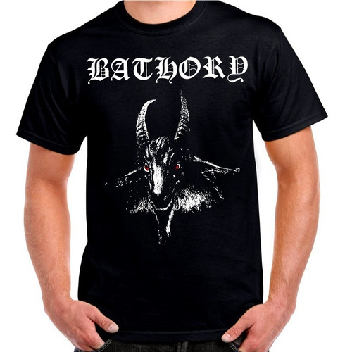 Bathory Goat Polera Metal/rock Estampada Impresión Directa