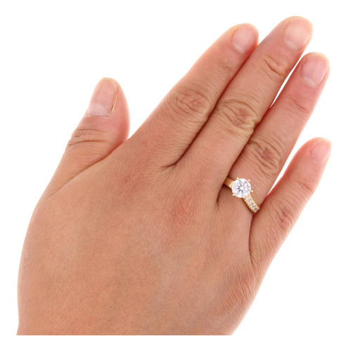 Anillo De 14 Kilates Oro Amarillo 3.3 Gramos Amarillo 6.5 (Usado)