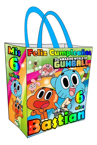 Cotillón | El Increíble Mundo De Gumball  Cumpleaños Para 10