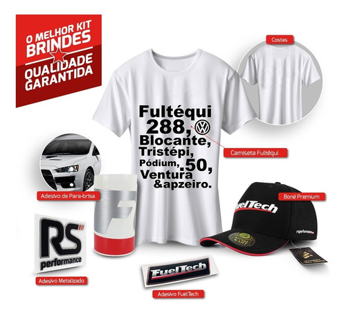 Fueltech Ft300 3 M + 12x Sem Juros + Camiseta Frase Fultéqui