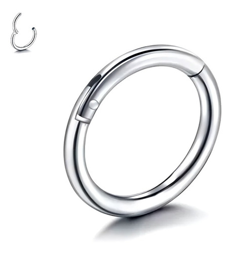Clicker De Titanio 16g Argolla Septum Piercing Arracada