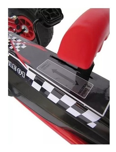 Imagen 4 de 6 de Kart A Pedal Para Niños Ruedas Inflables De Goma
