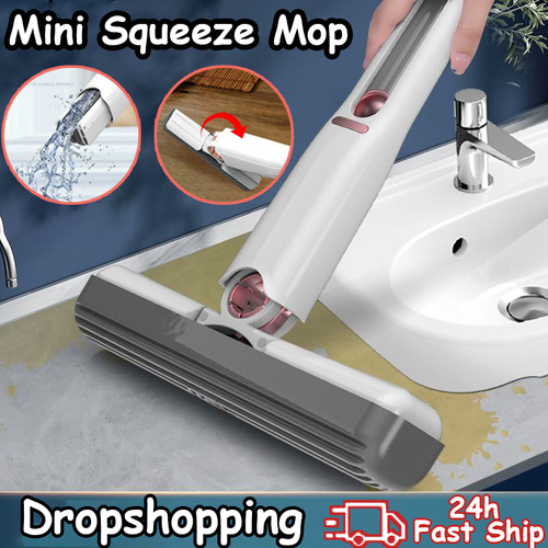 Mini Fregona Exprimible Portátil, Limpiador De Esponja De