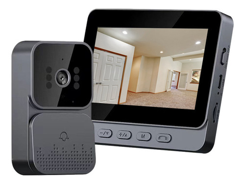 Para Campainha De Vídeo Sem Fio De 4.3 Ips Com Interface