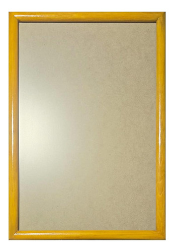 Marco De Madera 50x70cm Variedad De Espesor Todo Incluido Amarillo Oro Media Caña 2.0cm