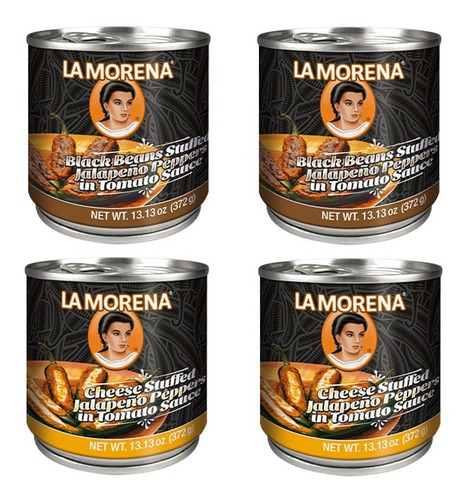 La Morena® Pack 4 Jalapeño Rellenos | Casa México