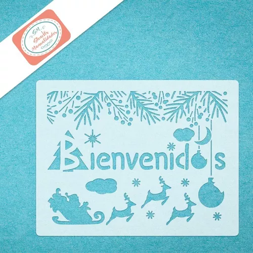 Bienvenidos Stencil