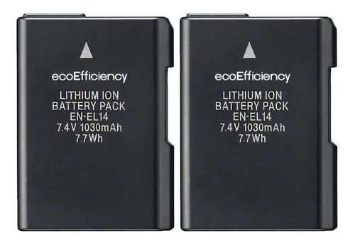 Baterias En-el14a Nikon D3500, D3100, D3200, D3300, P7700
