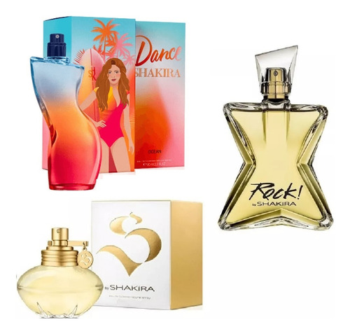 Perfume Shakira Promo Clasico + Dance + Rock Originales